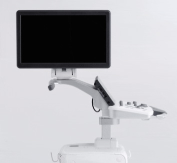 Ultrasonido con pantalla ajustable